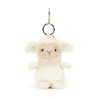 Little Lamb Bag Charm - Soft Plush Keychain | Wobblepaws