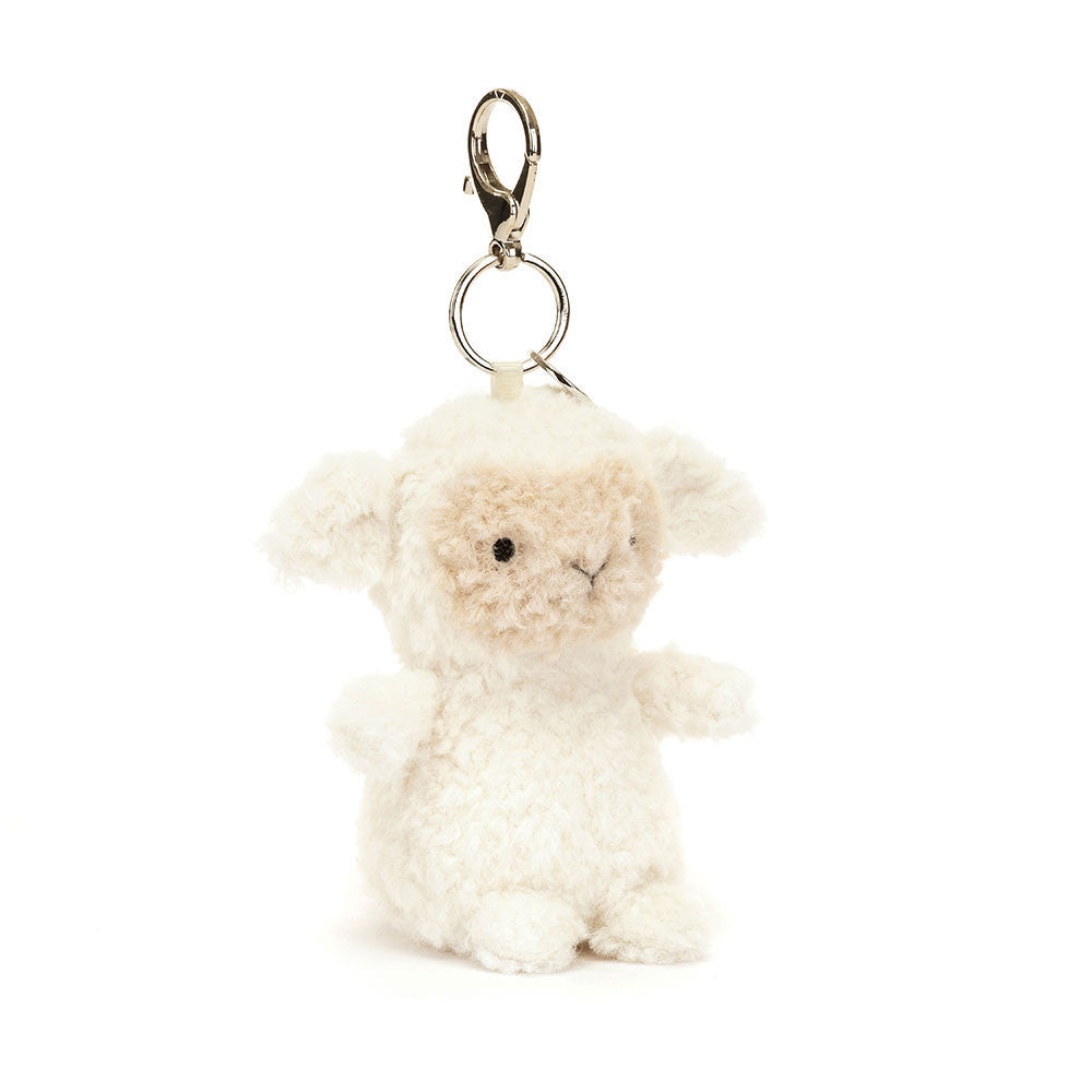 Little Lamb Bag Charm - Soft Plush Keychain | Wobblepaws