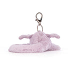 Lavender Dragon Bag Charm - Soft Plush Keychain | Wobblepaws