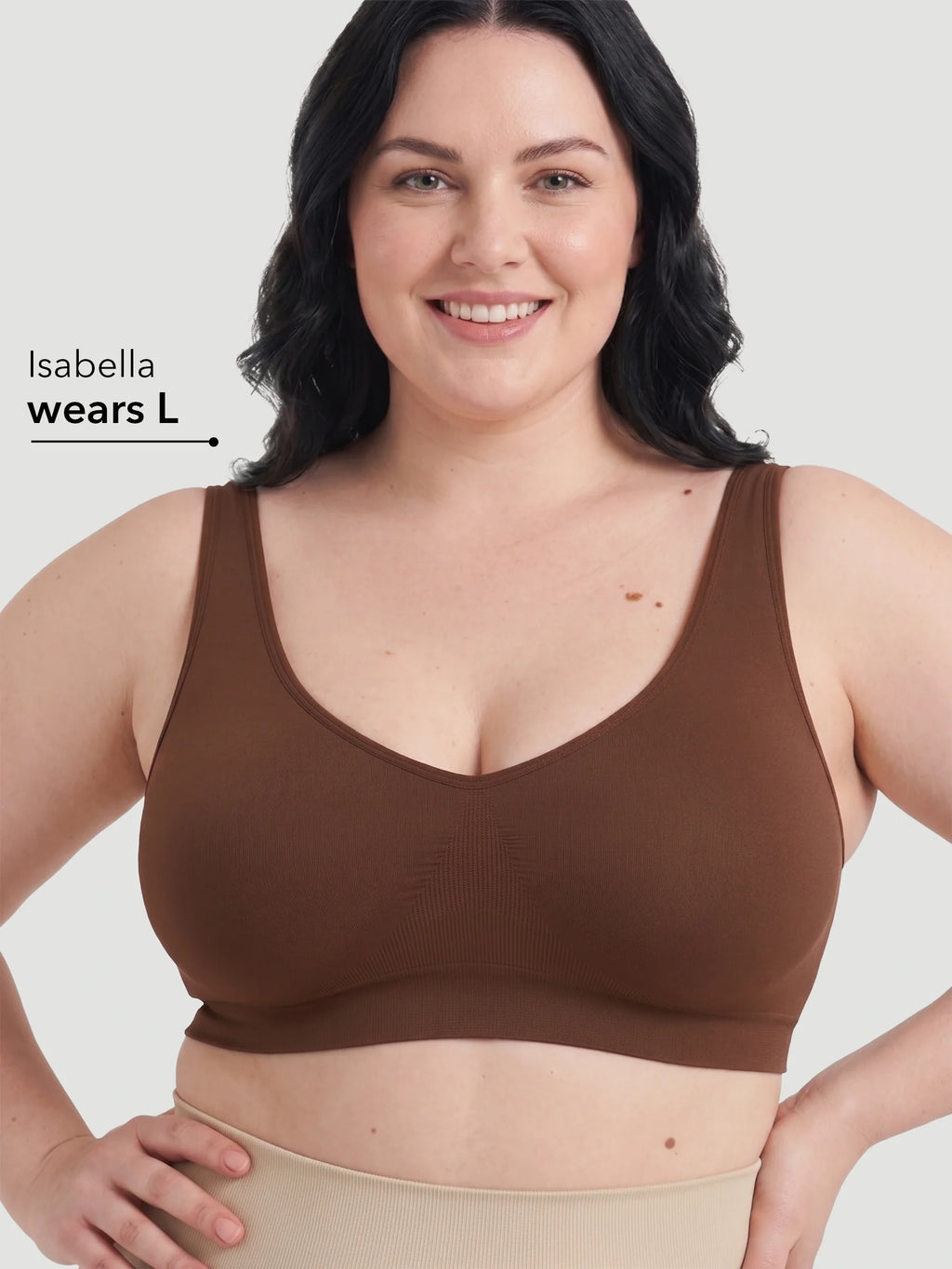 Daily Comfort Throw-on Wirefree Bra (A-FF Cup)