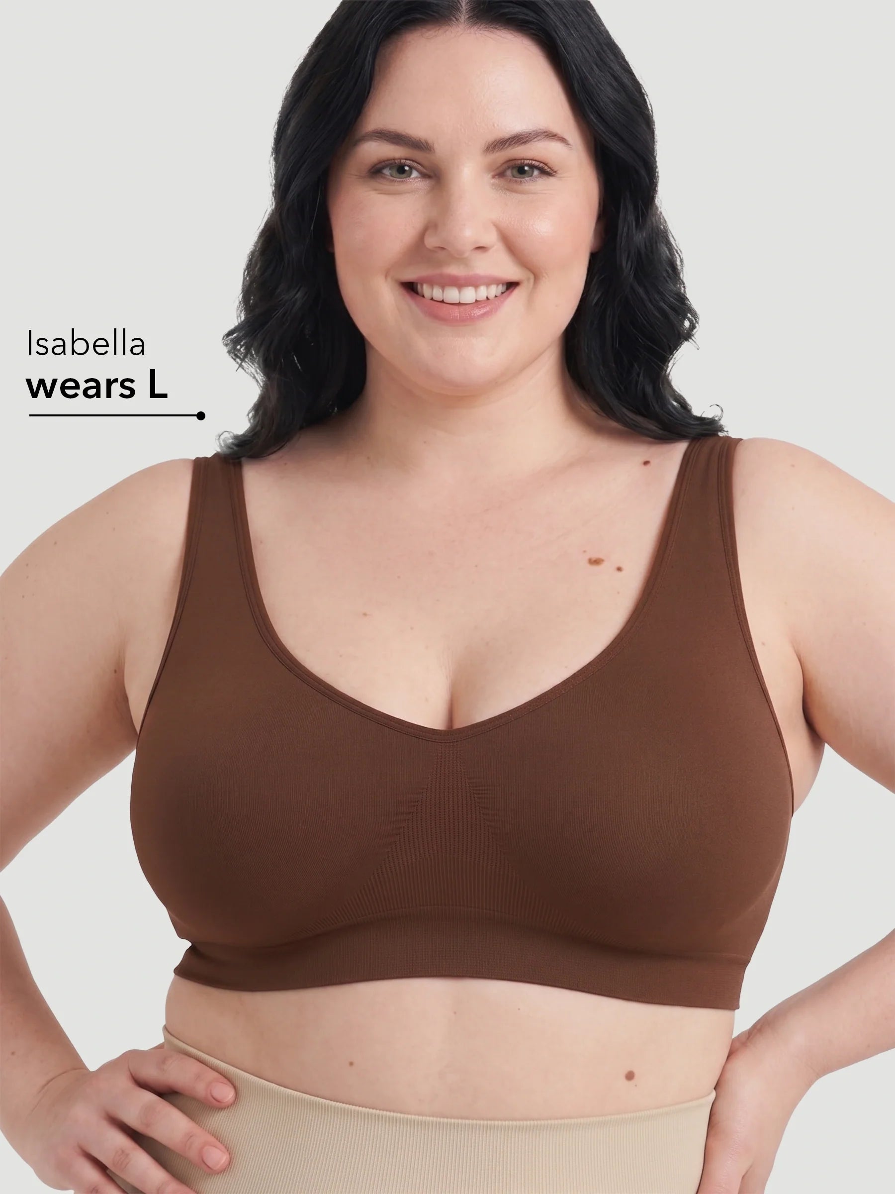 Daily Comfort Throw-on Wirefree Bra (A-FF Cup)