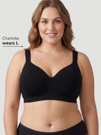2-Pack Women's Shapermint Essentials Sweetheart Wireless Contour Bra