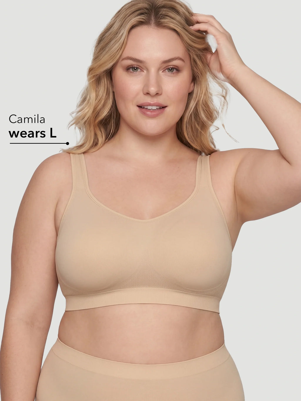 2-Pack Adjustable Wire Free Shaper Bra (Cups A-FF) + FREE Bra Extender