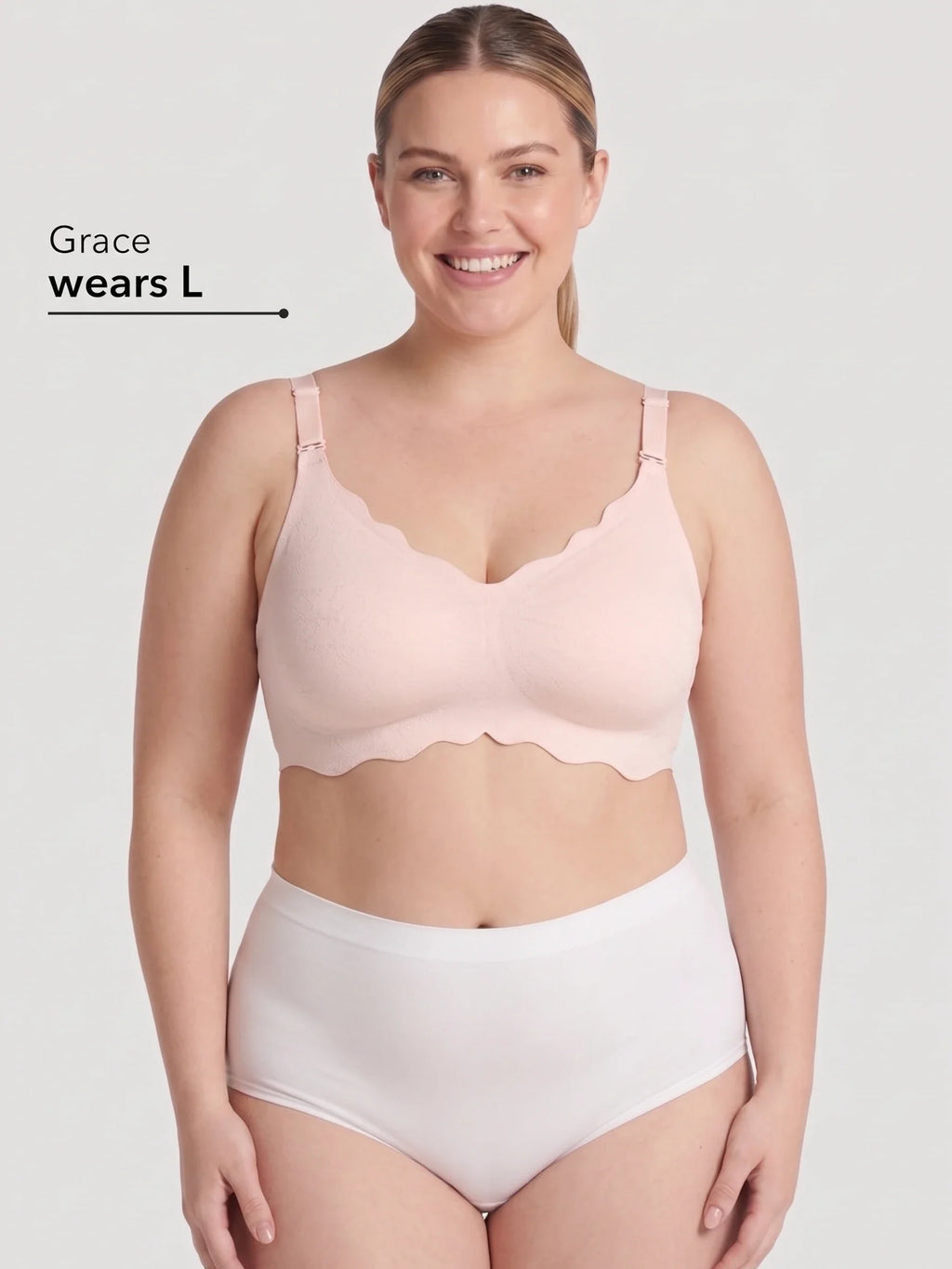 NEW DROP - LIMITED STOCK - Scalloped Push-Up Wireless Jelly Bra