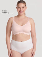 NEW DROP - LIMITED STOCK - Scalloped Push-Up Wireless Jelly Bra
