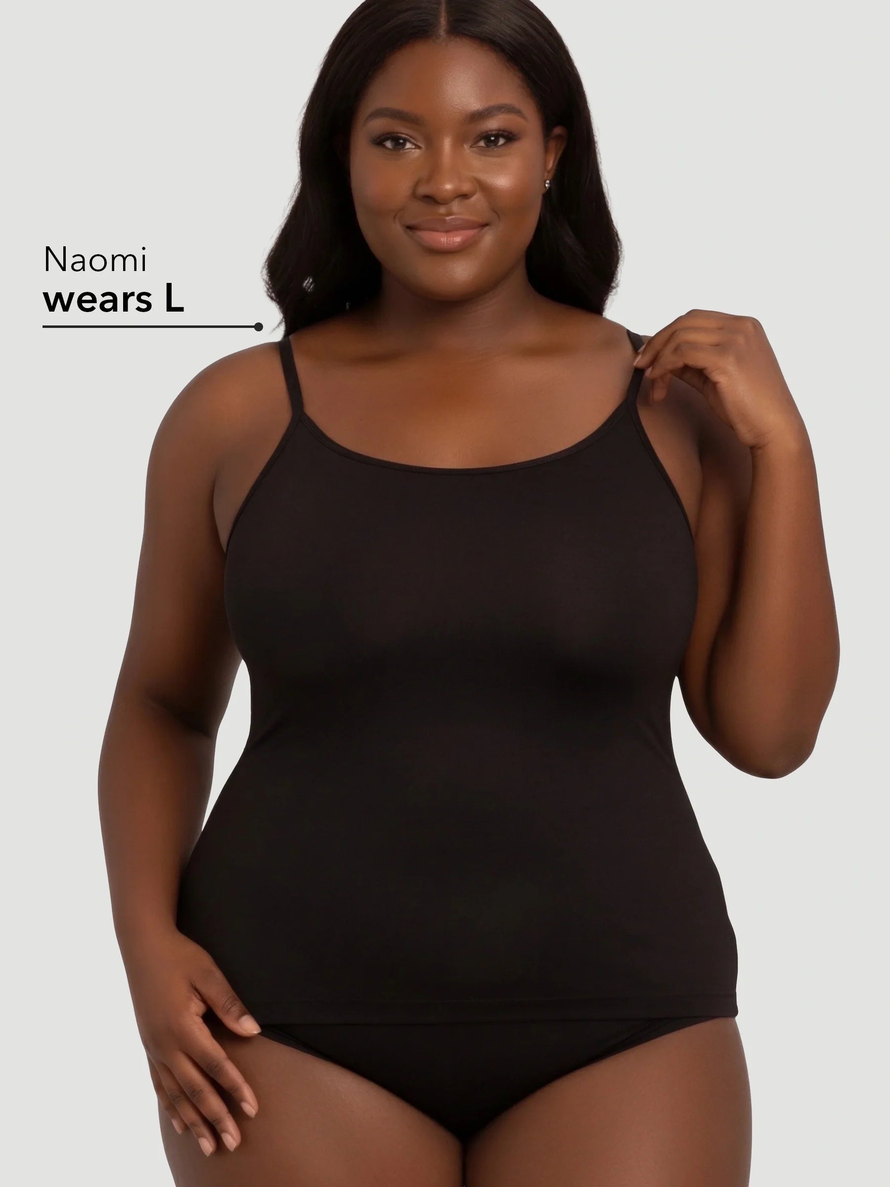 Shaping Scoop Neck Cami