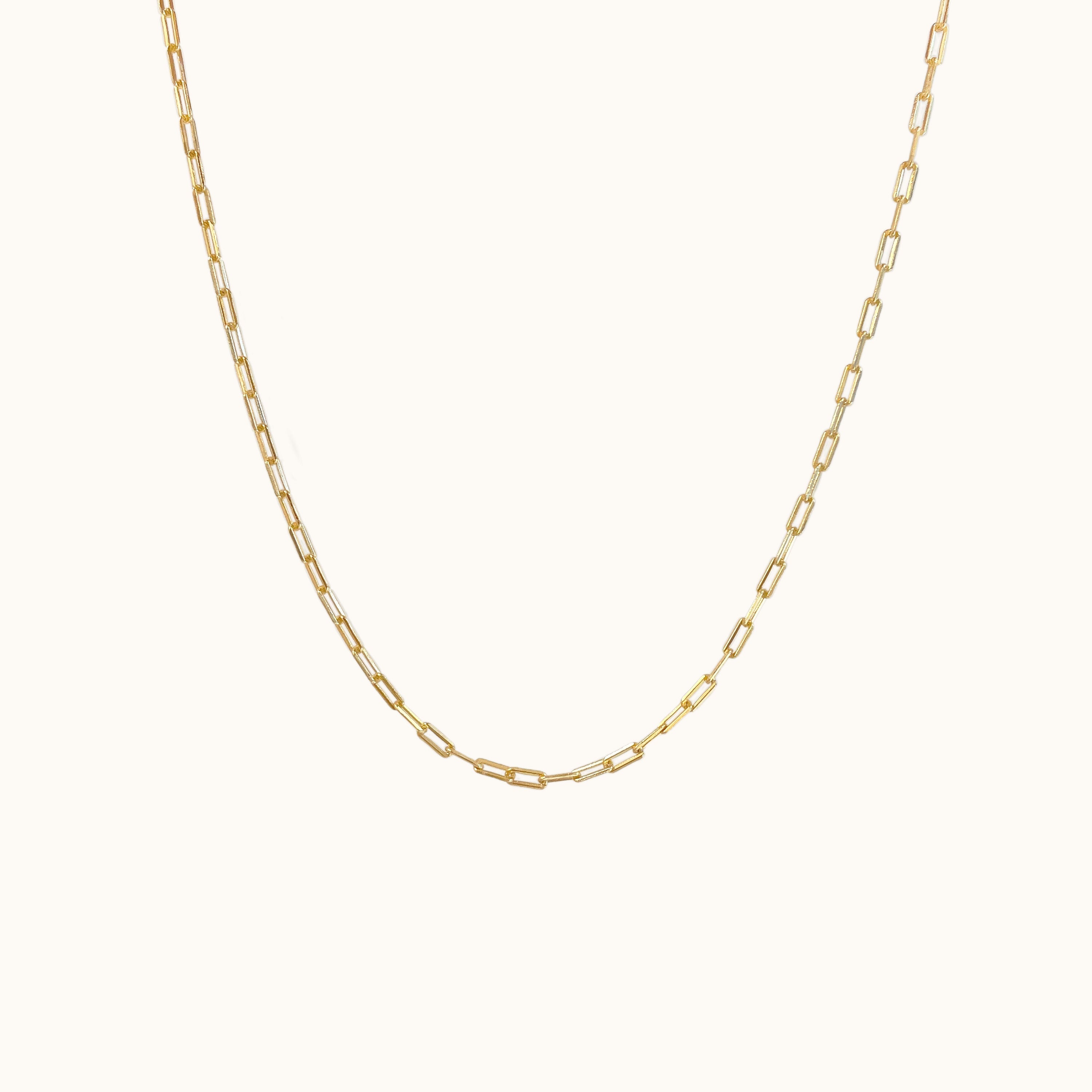 Paperclip Link Chain Necklace
