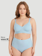 High Waist Seamless Bonded Brief Underwear