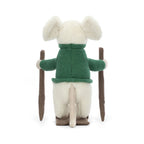 Merry Mouse Skiing - Soft Festive Toy | Wobblepaws