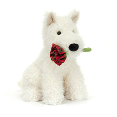 Munro Scottie Dog Love You - Soft Novelty Toy | Wobblepaws