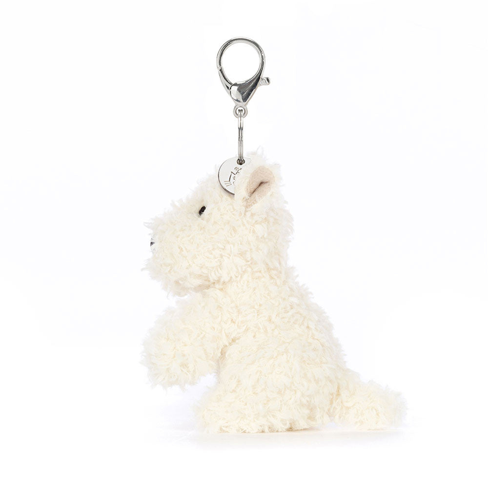 Munro Scottie Dog Bag Charm - Soft Plush Keychain | Wobblepaws