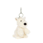 Munro Scottie Dog Bag Charm - Soft Plush Keychain | Wobblepaws