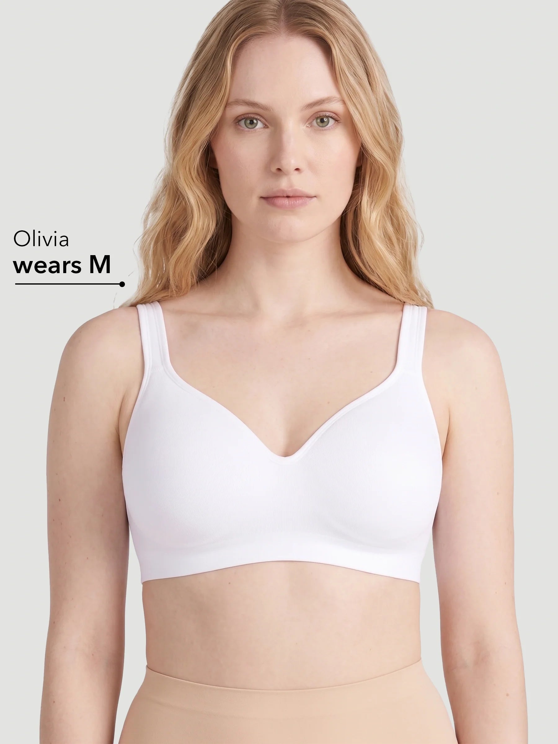 2-Pack Women's Shapermint Essentials Sweetheart Wireless Contour Bra