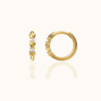 Mini Heart Hoop Earrings
