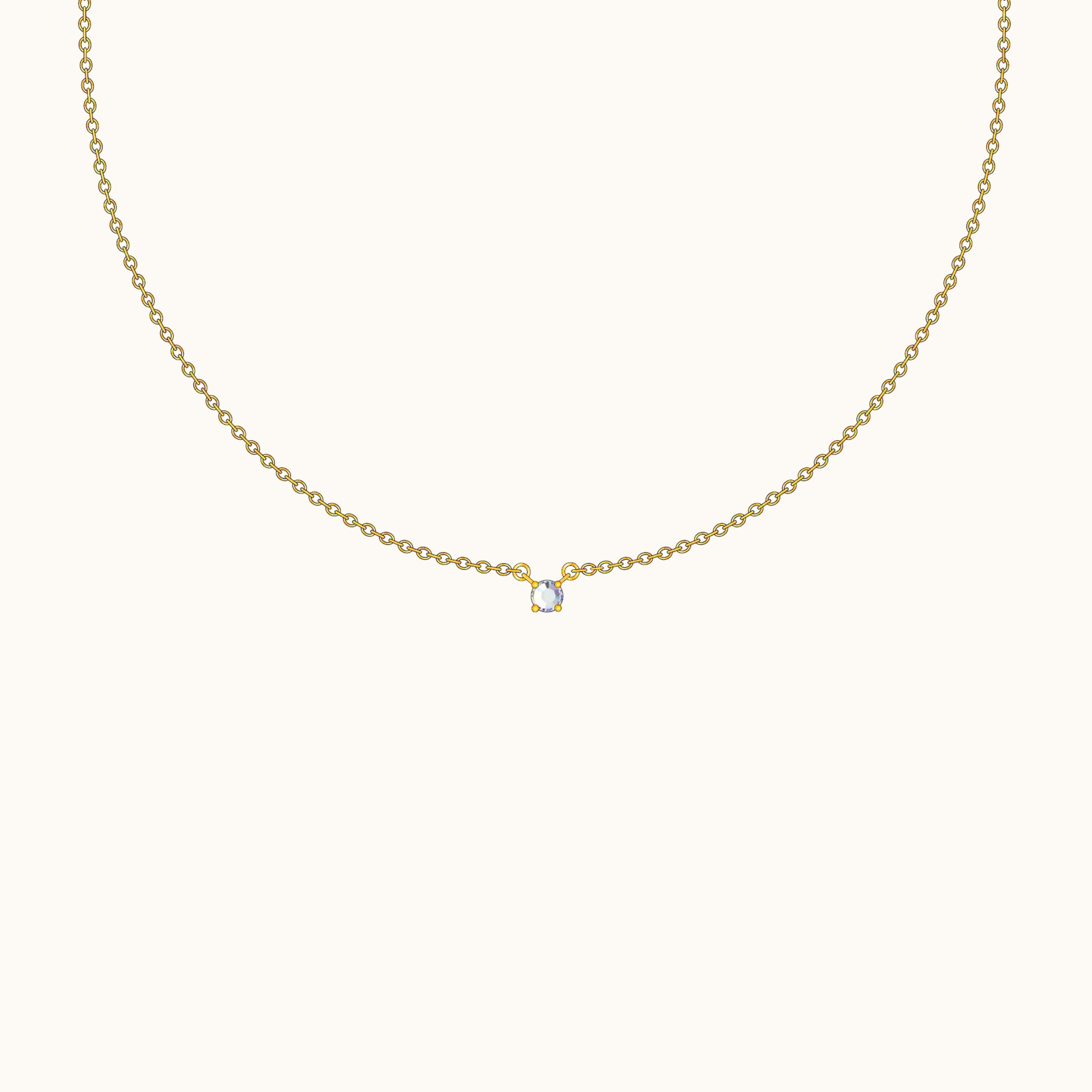 Dainty CZ Necklace