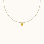 Square Tag Necklace