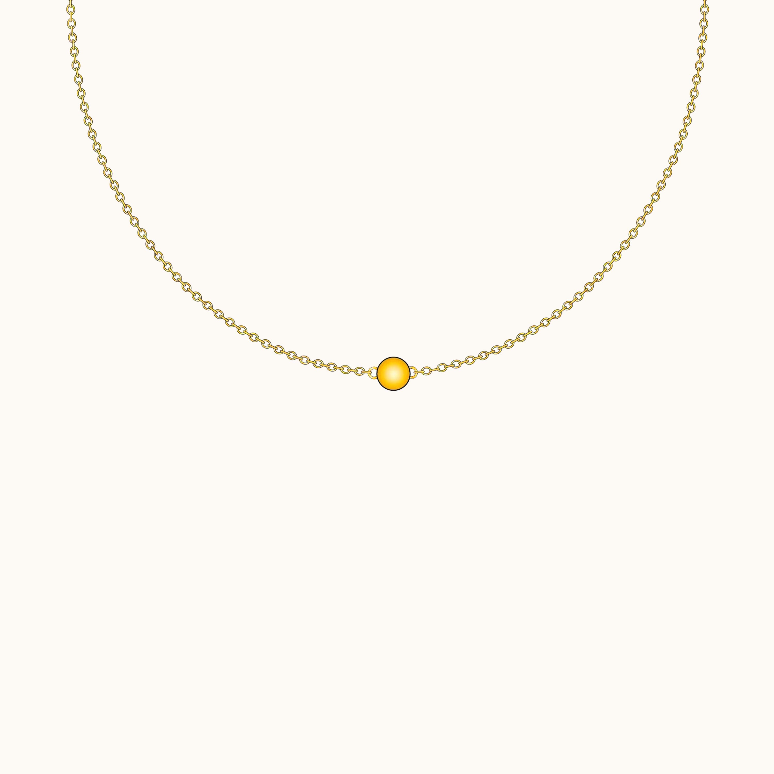Dainty Ball Necklace