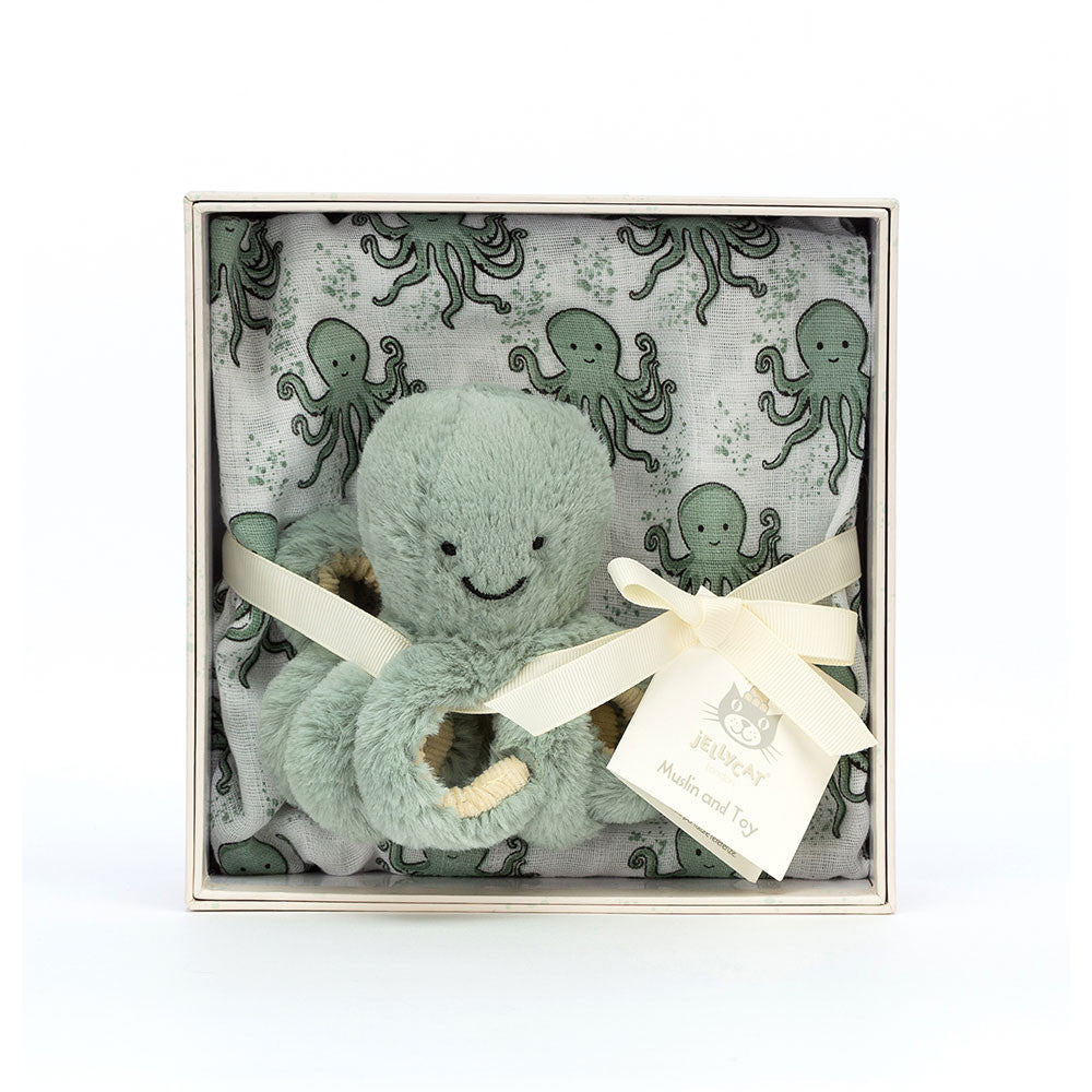 Odyssey Octopus Gift Set - Soft Baby Toy | Wobblepaws