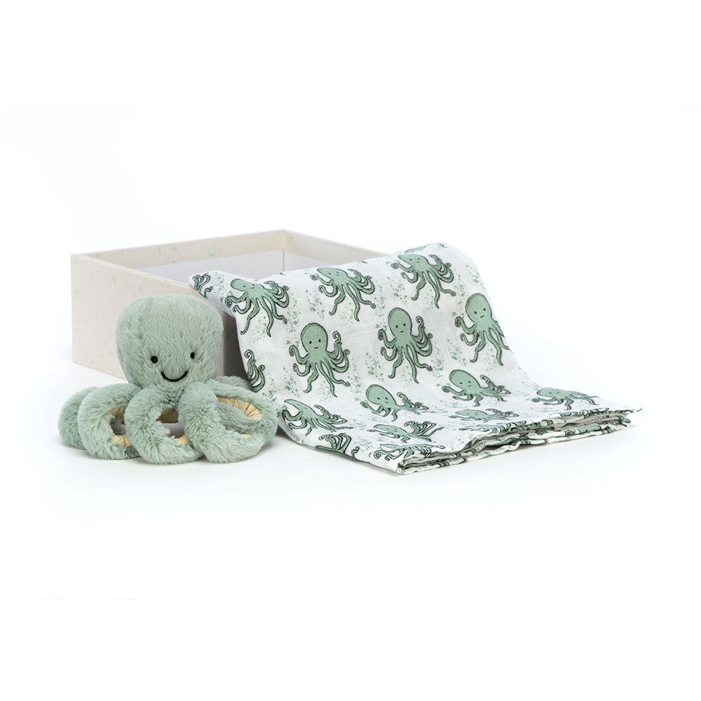Odyssey Octopus Gift Set - Soft Baby Toy | Wobblepaws