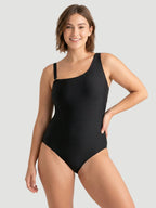 One Shoulder Shaping Swimsuit
