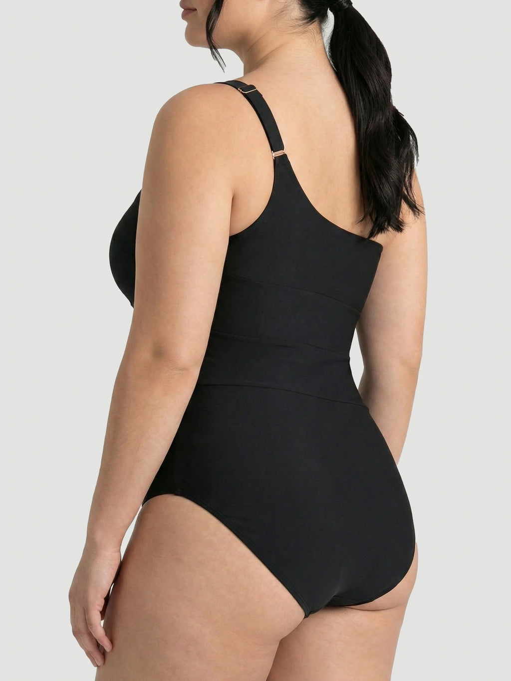 One Shoulder Shaping Swimsuit
