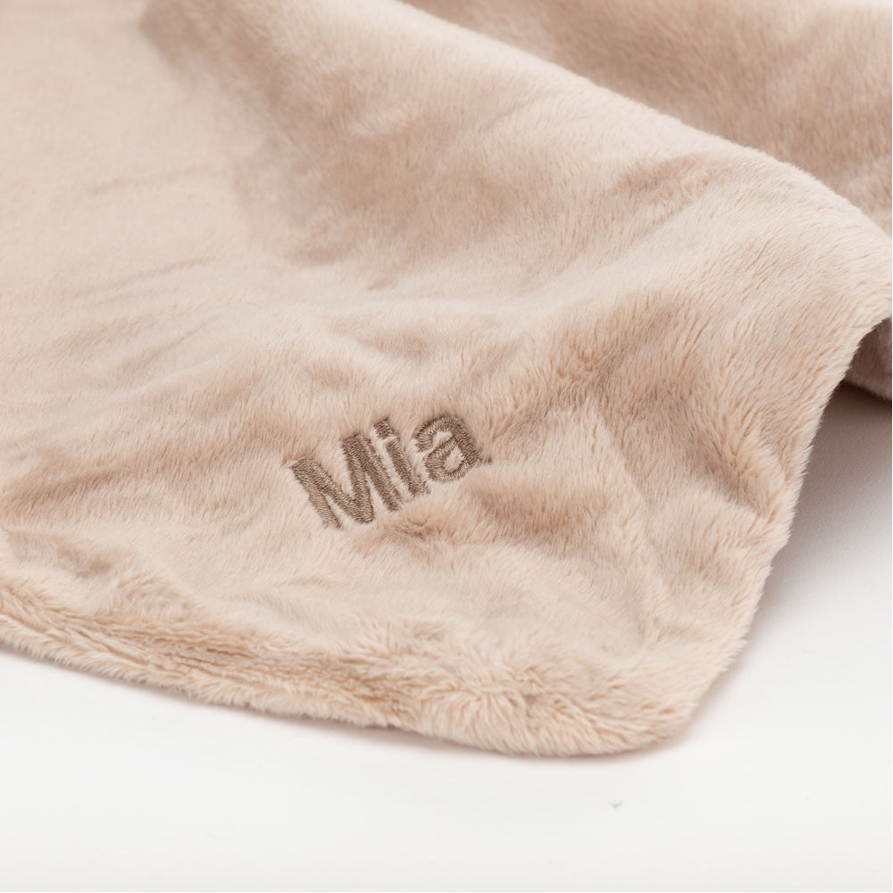 Personalise Bashful Beige Bunny Soother - Soft Baby Comforter | Wobblepaws