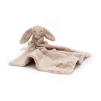Personalise Bashful Beige Bunny Soother - Soft Baby Comforter | Wobblepaws