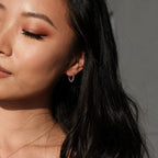 Beads Spikes Hoop Earrings