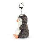 Peanut Penguin Bag Charm - Soft Plush Keychain | Wobblepaws