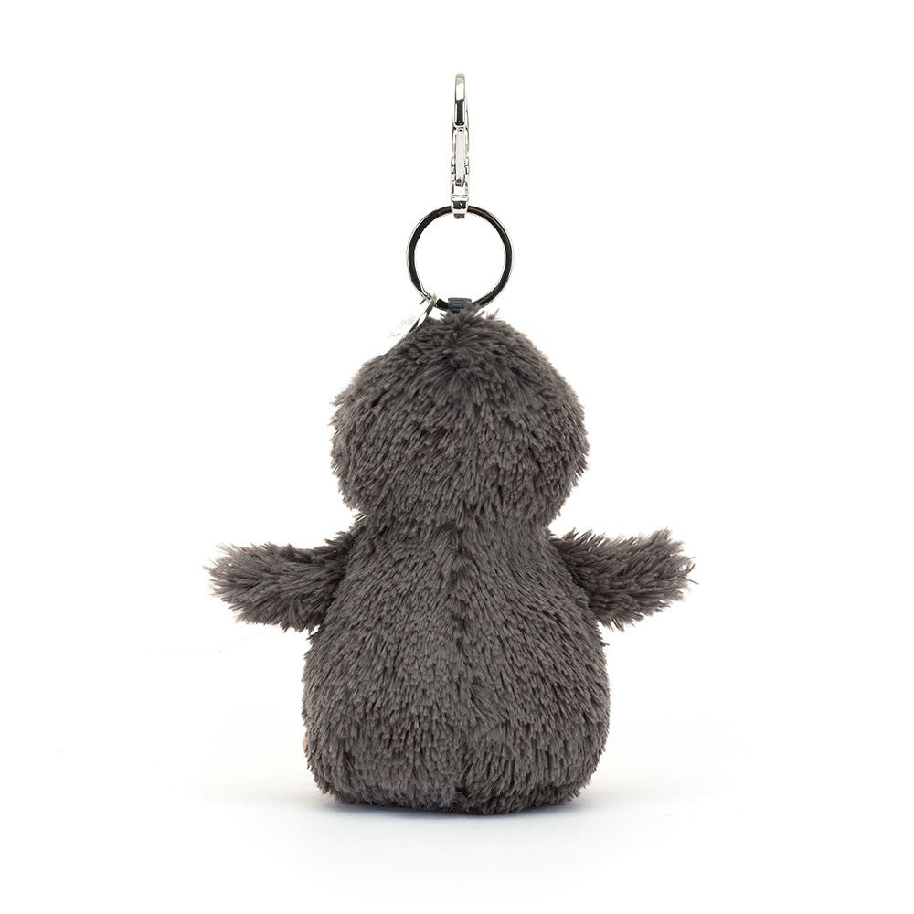 Peanut Penguin Bag Charm - Soft Plush Keychain | Wobblepaws