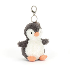 Peanut Penguin Bag Charm - Soft Plush Keychain | Wobblepaws