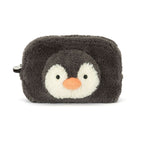 Peanut Penguin Pouch - Soft Plush Novelty Pouch | Wobblepaws
