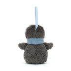 Peanut Penguin Decoration - Soft Festive Toy | Wobblepaws