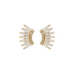 Petite Crystal Madeline Earrings Gold