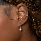 Single CZ Ear Cuff