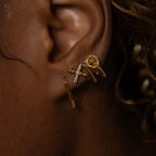 X Stud Earrings