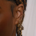 Turquoise Evil Eye Stud Earrings