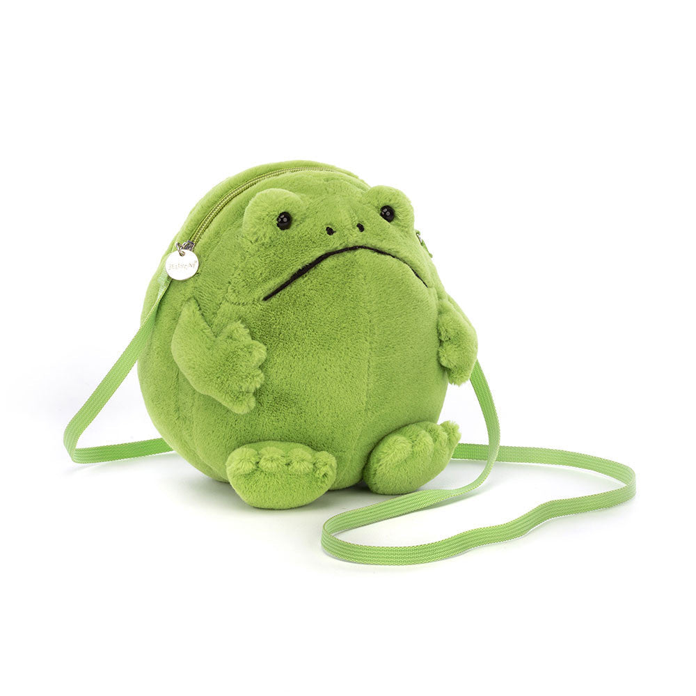 Ricky Rain Frog Bag - Soft Plush Novelty Bag | Wobblepaws