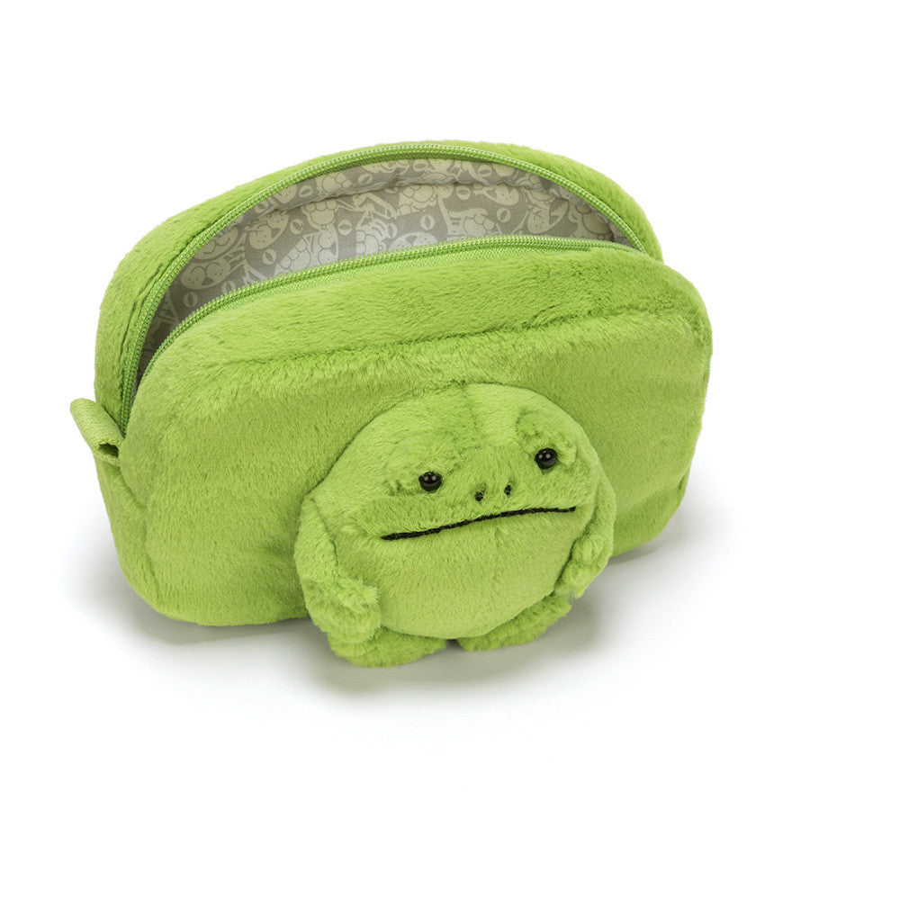 Ricky Rain Frog Pouch - Soft Plush Novelty Pouch | Wobblepaws