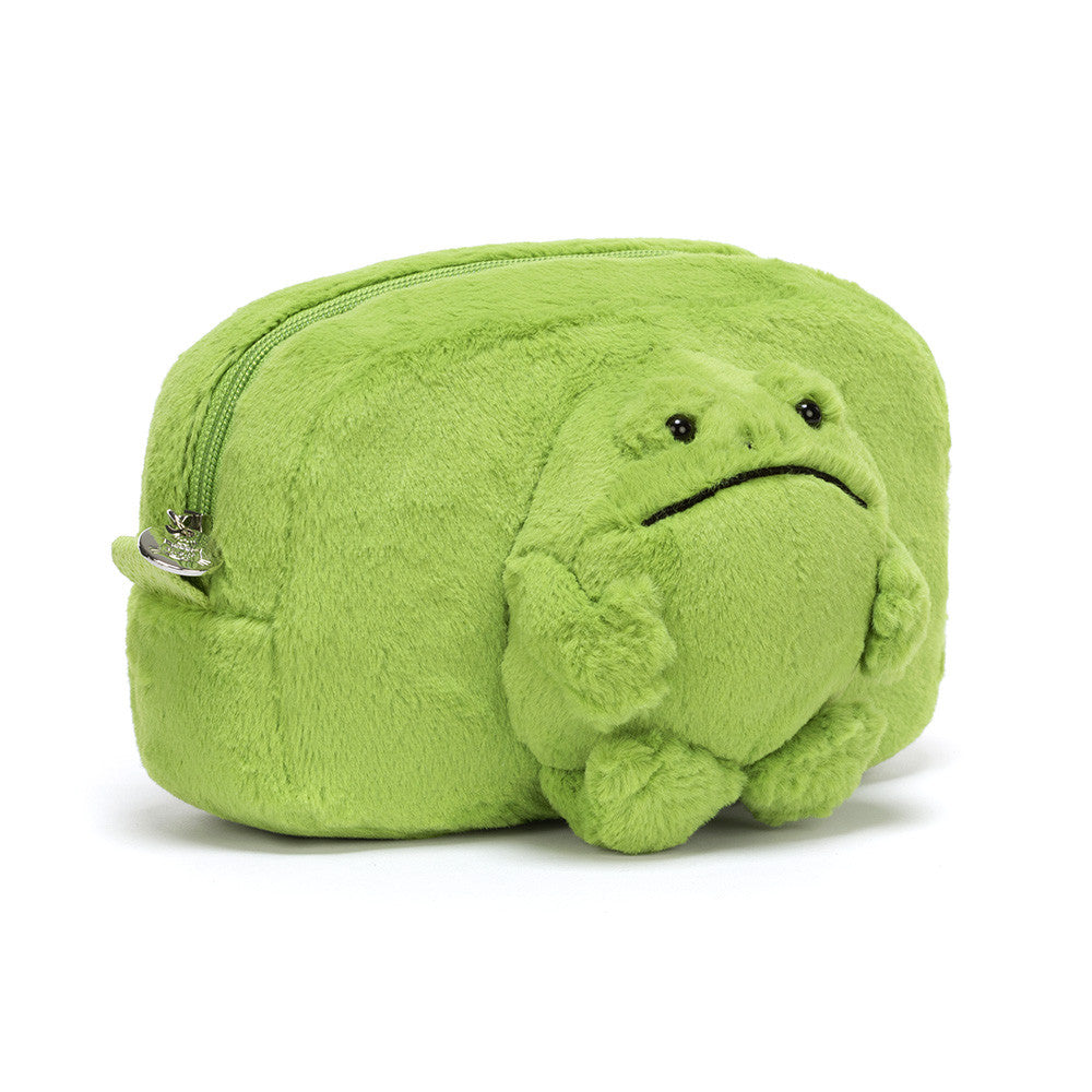 Ricky Rain Frog Pouch - Soft Plush Novelty Pouch | Wobblepaws