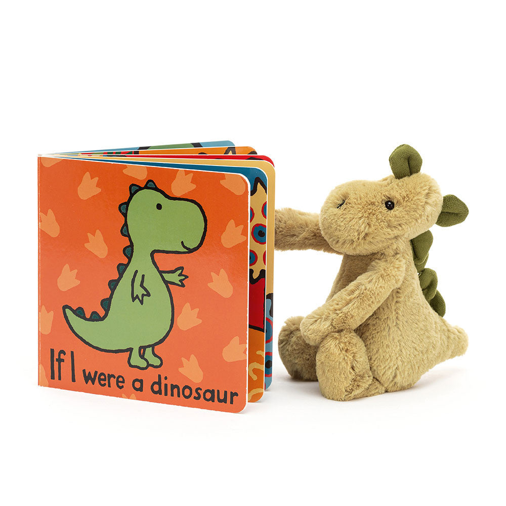 If I Were A Dinosaur Board Book & Plush Gift Set | Wobblepaws