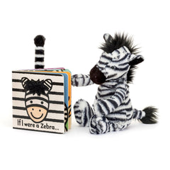 If I Were A Zebra Board Book & Plush Gift Set | Wobblepaws