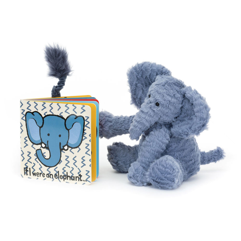 If I Were An Elephant Board Book & Plush Gift Set | Wobblepaws