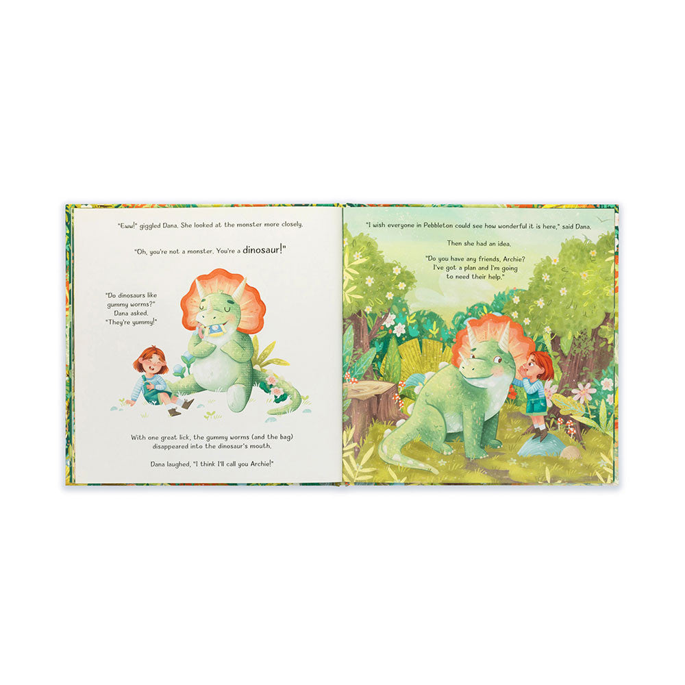 Archie Storybook & Dinosaur Plush Gift Set | Wobblepaws