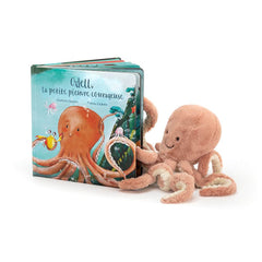 Brave Little Octopus Storybook & Plush Gift Set (French Edition) | Wobblepaws