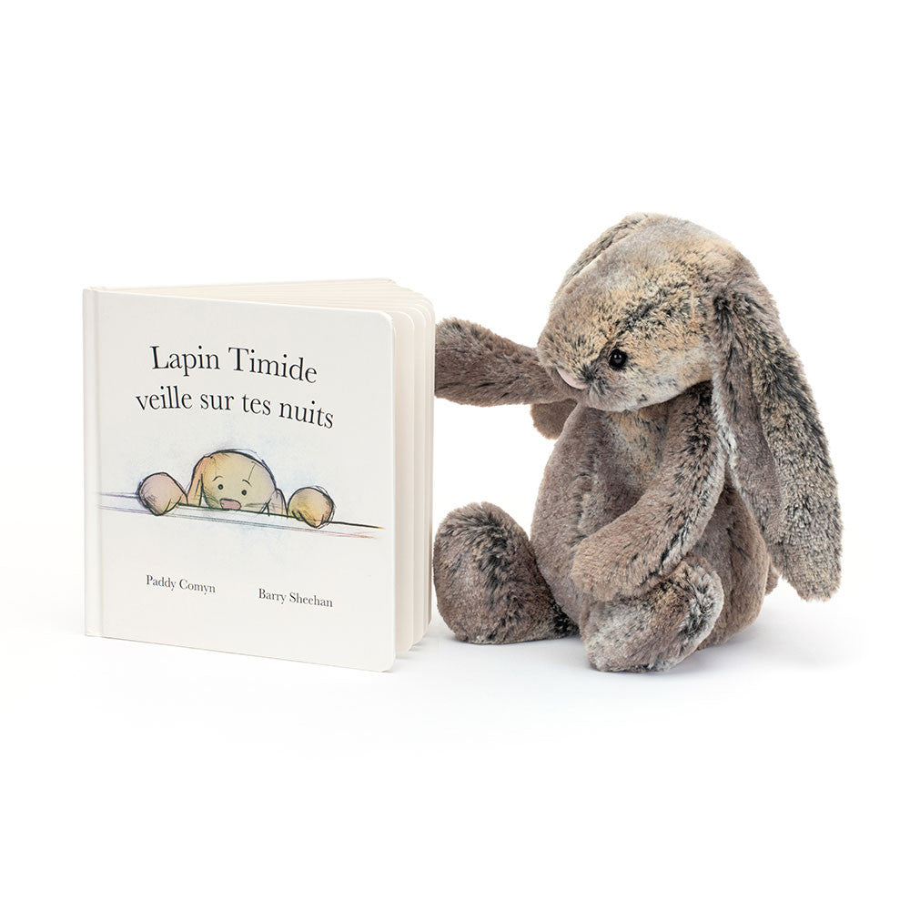 Bunny Bedtime Storybook & Plush Gift Set (French) | Wobblepaws