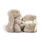 Bashful Bunny Soother - Soft Baby Comforter | Wobblepaws