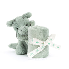 Bashful Dragon Soother - Soft Baby Comforter | Wobblepaws