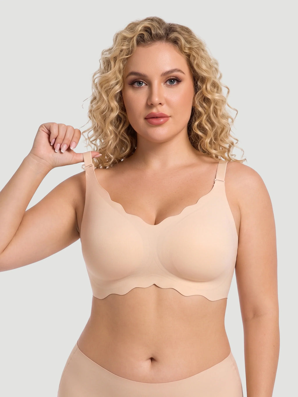 NEW DROP - LIMITED STOCK - Scalloped Push-Up Wireless Jelly Bra
