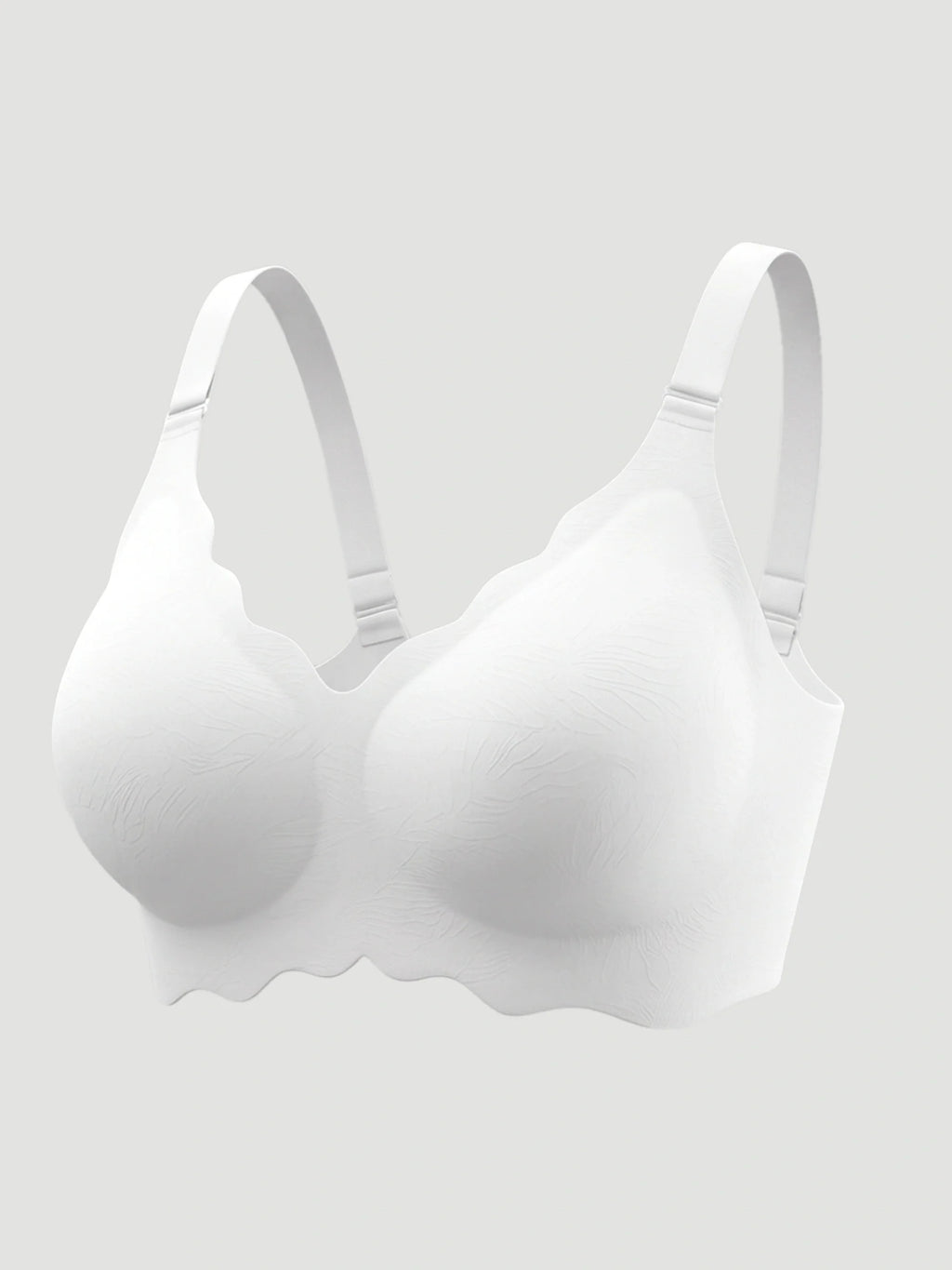 NEW DROP - LIMITED STOCK - Scalloped Push-Up Wireless Jelly Bra